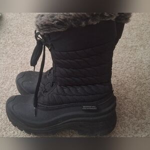 Ice Fields Heat-mx Winter Boots Women's Shirley Black Tall Sz 9 Winter Outdoors